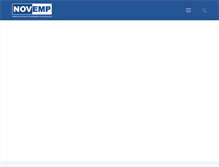 Tablet Screenshot of novemp.com.br